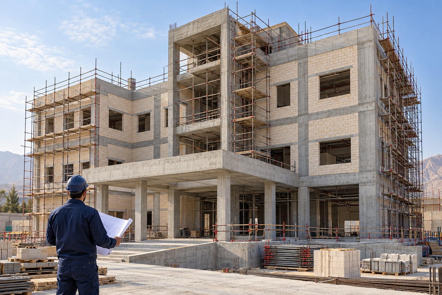 ساخت ابنیه و اجرای ساختمان / Building construction and civil works
